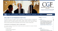 Desktop Screenshot of cgfresearchinstitute.co.za