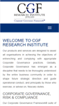 Mobile Screenshot of cgfresearchinstitute.co.za
